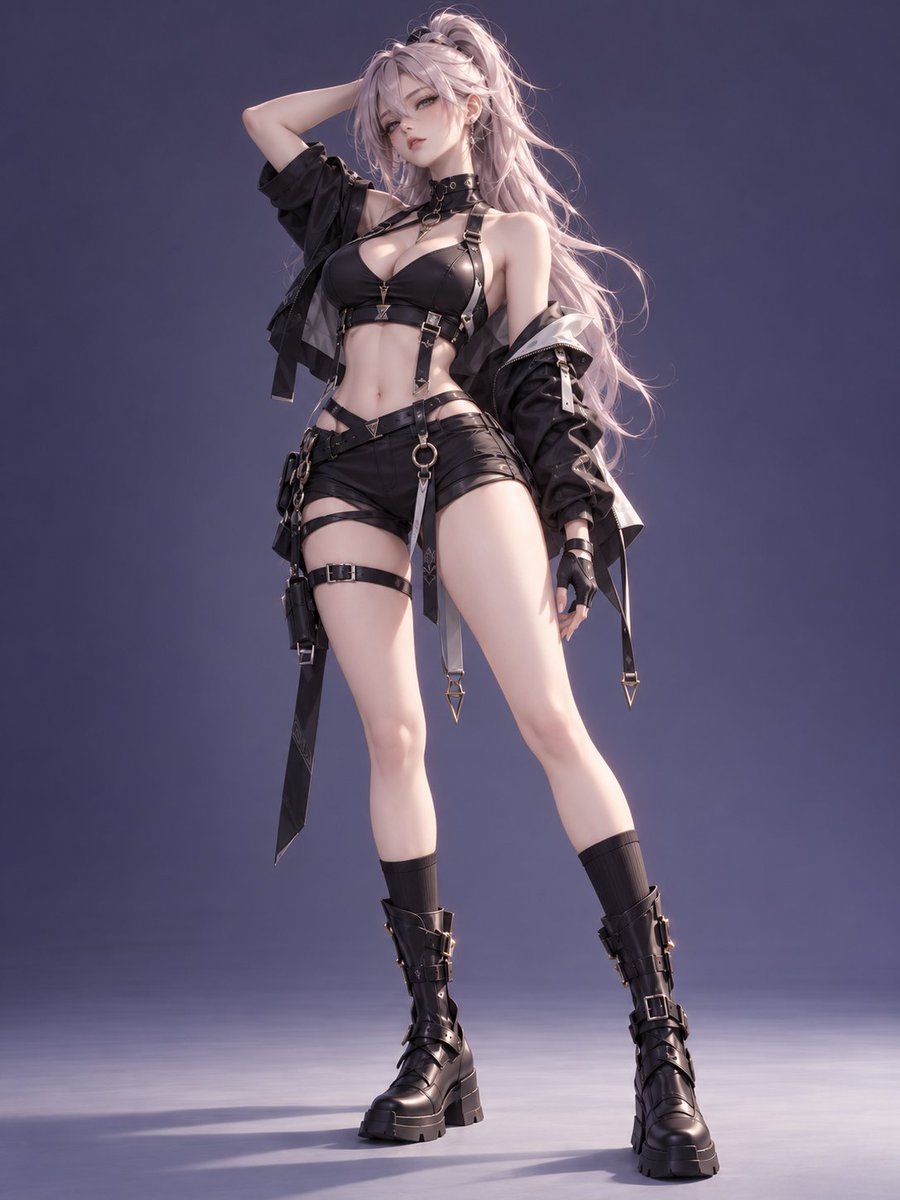 创作一支15秒的高端时尚3D角色编辑短片，主角为 @[char ref] 中的成年女性。 在整段视频中，须精准保留她确切的面容、发型、身体比例、服装、鞋履、配…