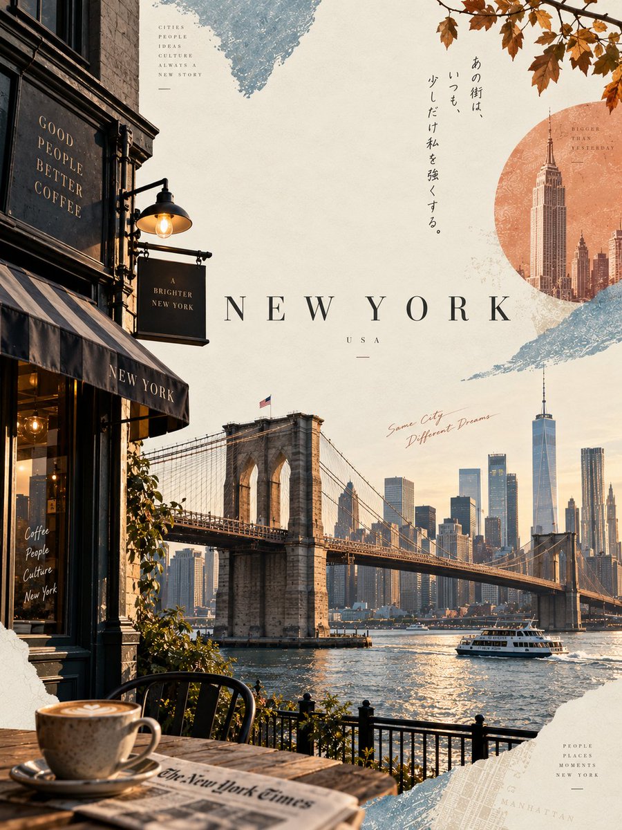 为 [LOCATION] 创作一幅高品质的当代编辑艺术海报。 格式:竖版 3:4 | 高分辨率 | 美术印刷品质 | 现代艺术书籍美学 为 [LOCATION] 创作一个视觉冲击…