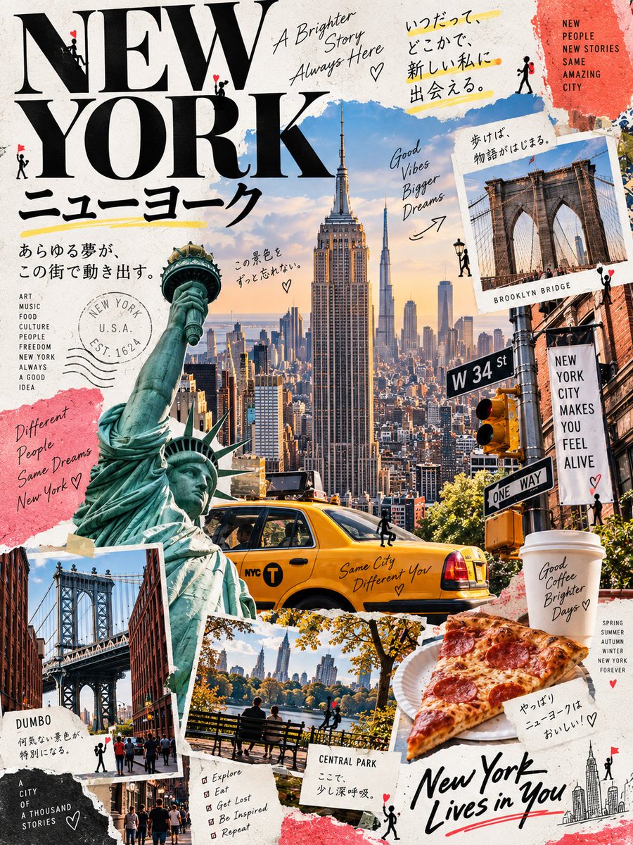 为 [LOCATION] 创作一张高端当代编辑风格的艺术海报,采用俏皮的日本设计-ZINE 风格。 格式:竖版 3:4 | 高分辨率 | 现代编辑艺术 自动选取 [LOCATIO…