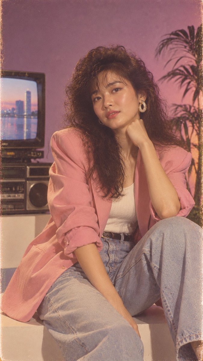 GPT Image 2 on ChatGPT Prompt; Create an ultra-realistic vintage 1980s studio portrait of…