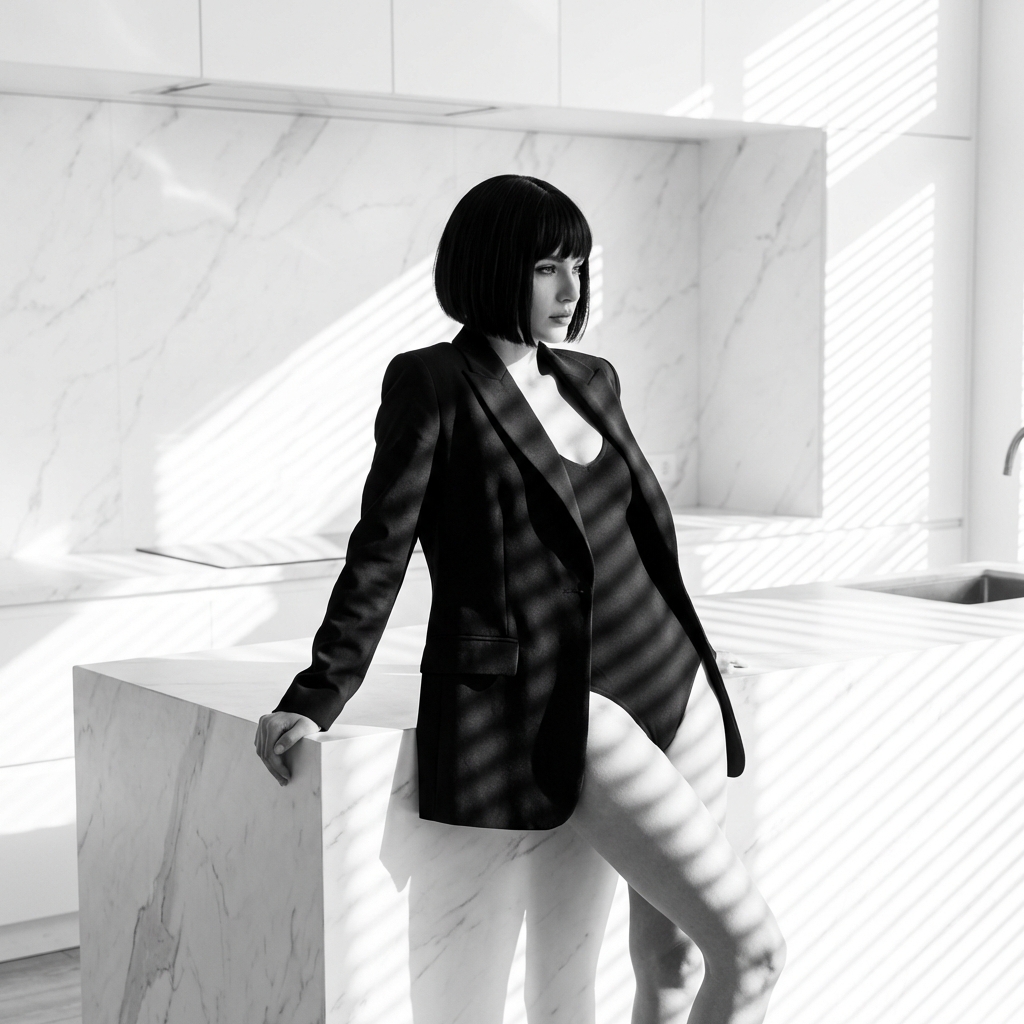 高级时尚，建筑魅力 => class Editorial_Shoot: def __init__(self, subject="[SUBJECT_DESC]"…