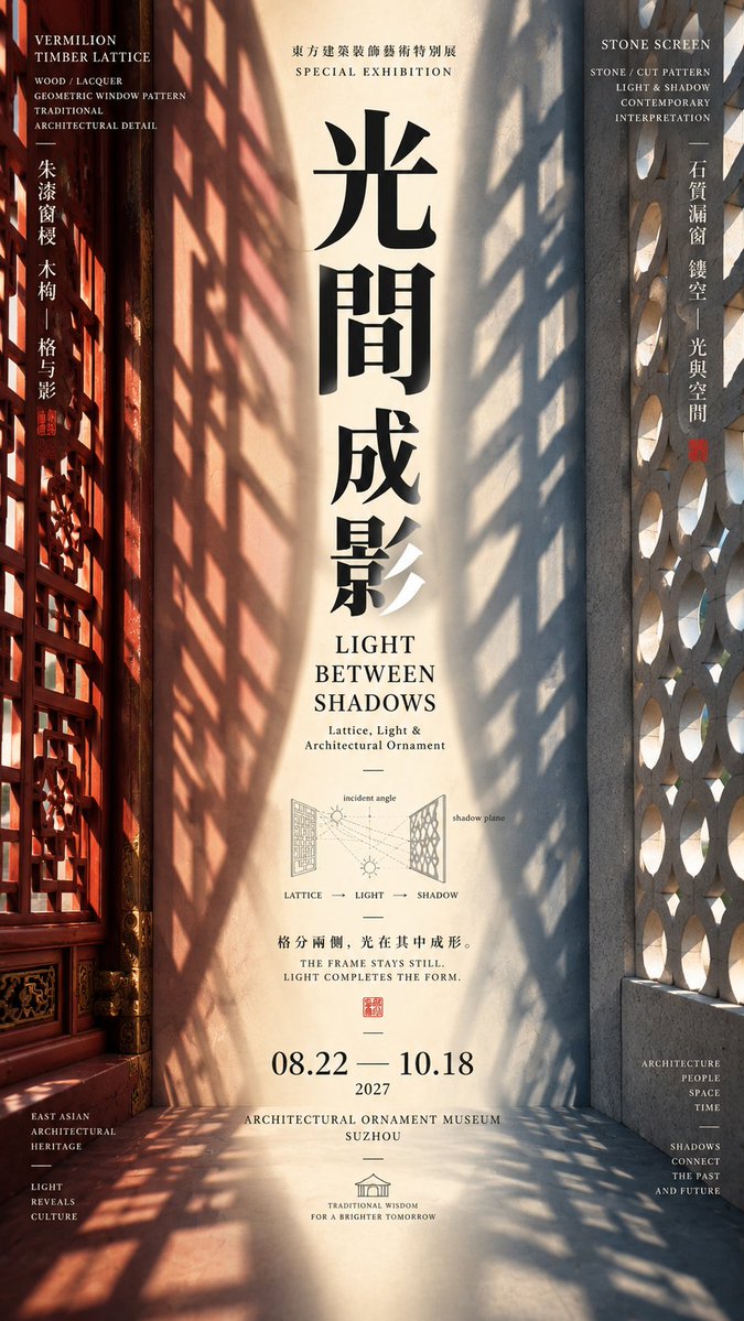 提示词： 【主题】：____ 【中文标题】：____ 【英文标题】：____ 【左侧元素】：____ 【右侧元素】：____ 【中轴内容】：____ 【夹景方…
