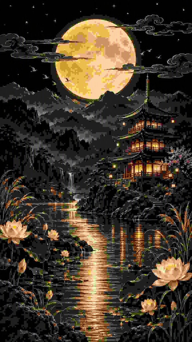 这是一条由寂静与光芒交织而成的道路，延伸至夜色深处 创建于 @gmi_cloud model: GPT Image 2 GPT Image 2.5 Sunburst GPT Im…