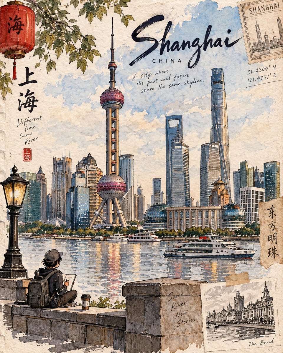 为“Destination Sketchbook（目的地写生簿）”系列创作一幅高端的 4:5 竖版插画。以马特宏峰（Matterhorn）画作作为系列 DNA…