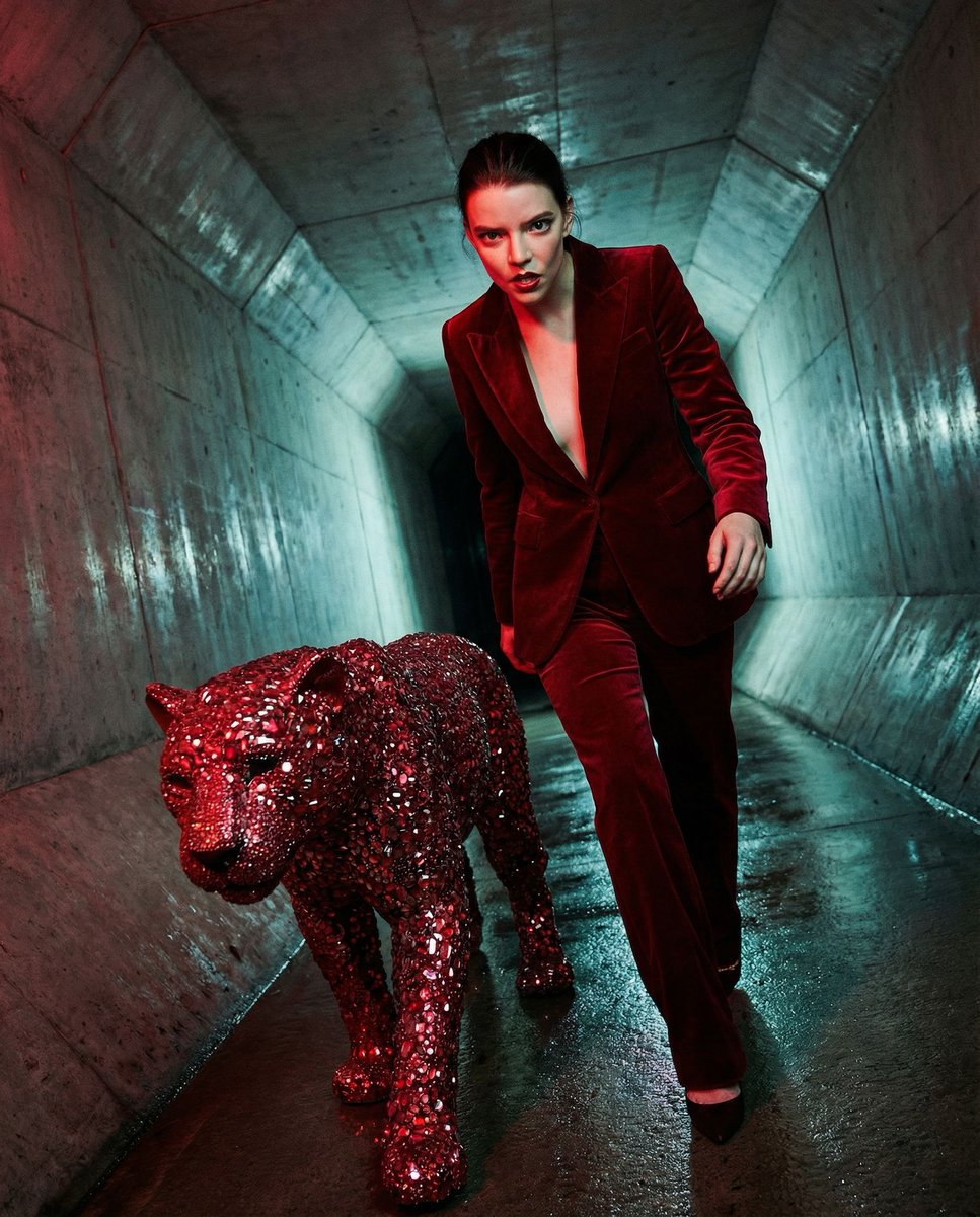 { "vibe_title_en": "Ruby Resolve", "master_prompt": "A hyper-realistic, avant-g…