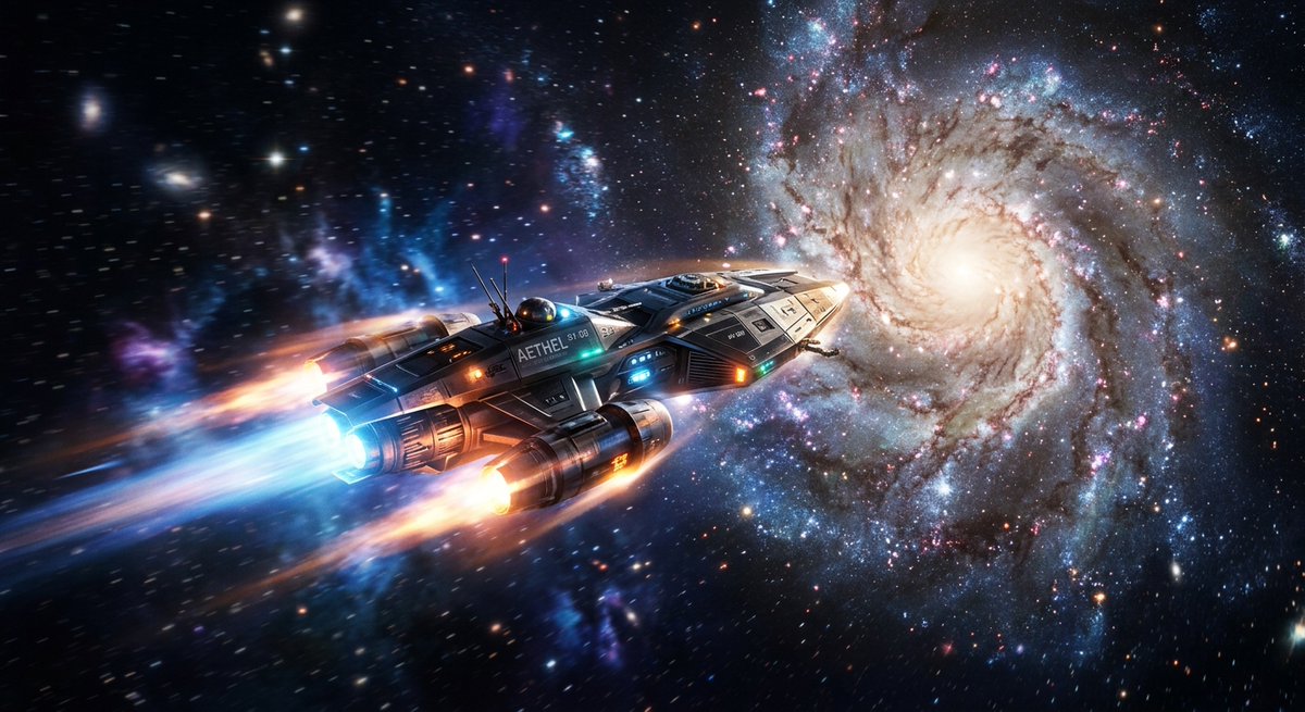 一艘宇宙飞船在宇宙虚空中以高超音速飞向一个未知的星系 哪一个效果更好？左边还是右边？👇 🔗 Hugging Face：https://t.co/FAddn7h…