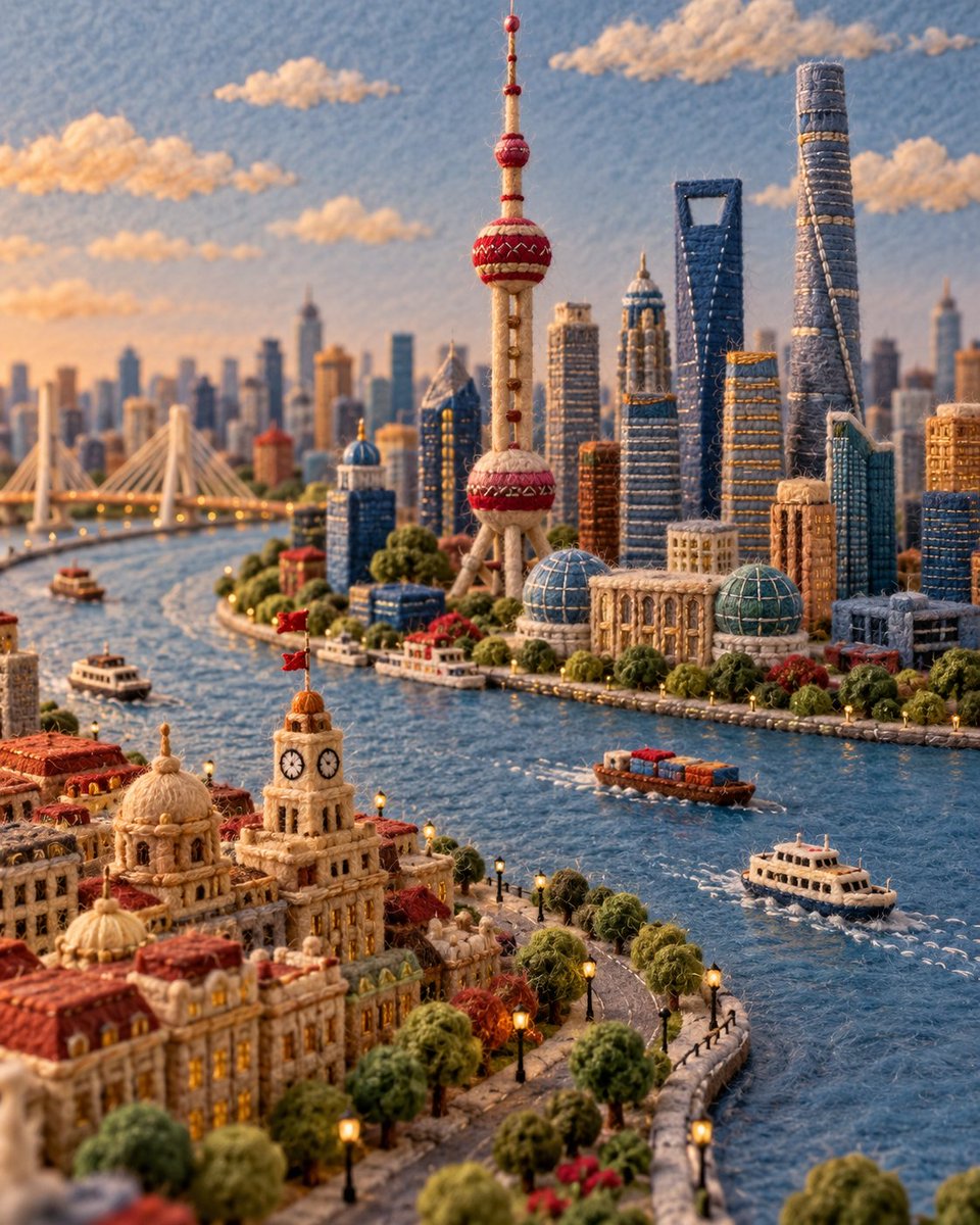 为 [国家 / 城市 / 地点] 创作一幅高端 4:5 竖版手工艺微缩城市艺术品。 仅限文生图 —— 整个场景仅基于 [国家 / 城市 / 地点] 进行创意构建。 微缩风格 为…