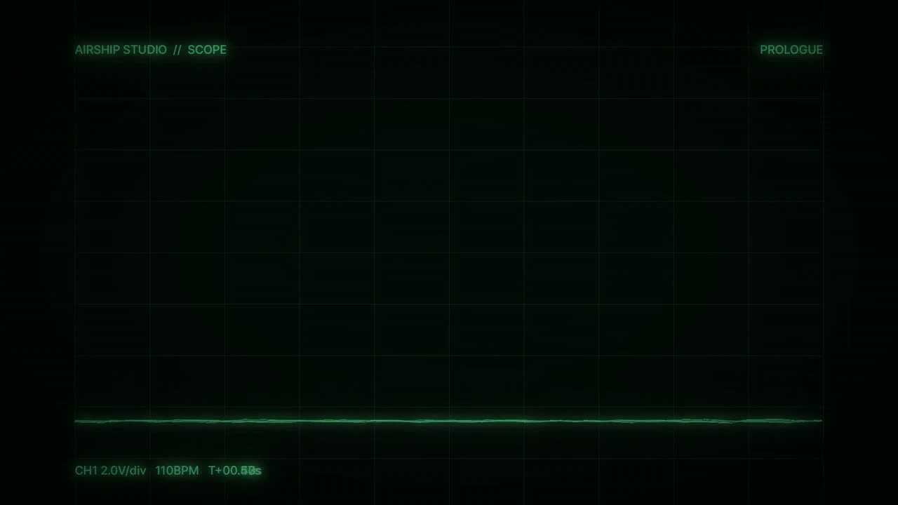 用示波器风格制作关于我工作室的动态图形（Motion Graphic）