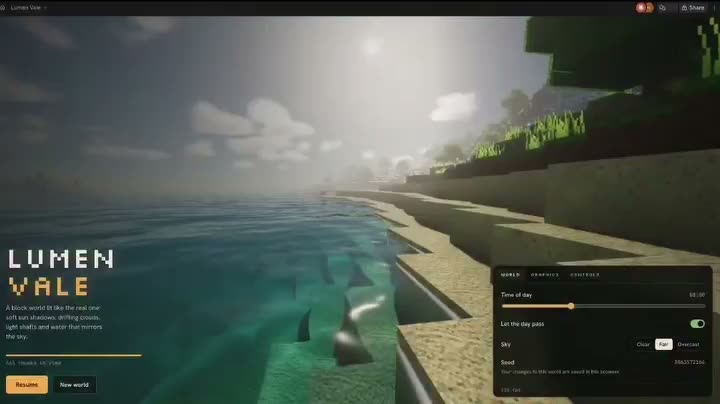 Claude Opus 5.5 刚刚构建了 Minecraft。 在浏览器中。仅通过一个提示完成。 Noah Wachnick 要求它用高级着色器重新创建 M…
