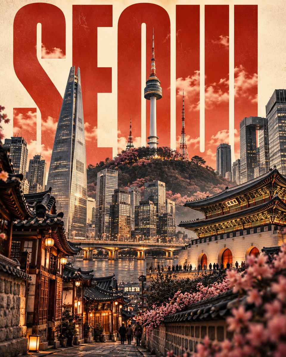 为 [国家 / 城市 / 地点 / 主题] 创作一张高端 4:5 竖版电影感旅行海报。 仅文生图 —— 仅凭 [国家 / 城市 / 地点 / 主题] 创意生成整幅构图。无需参考图…