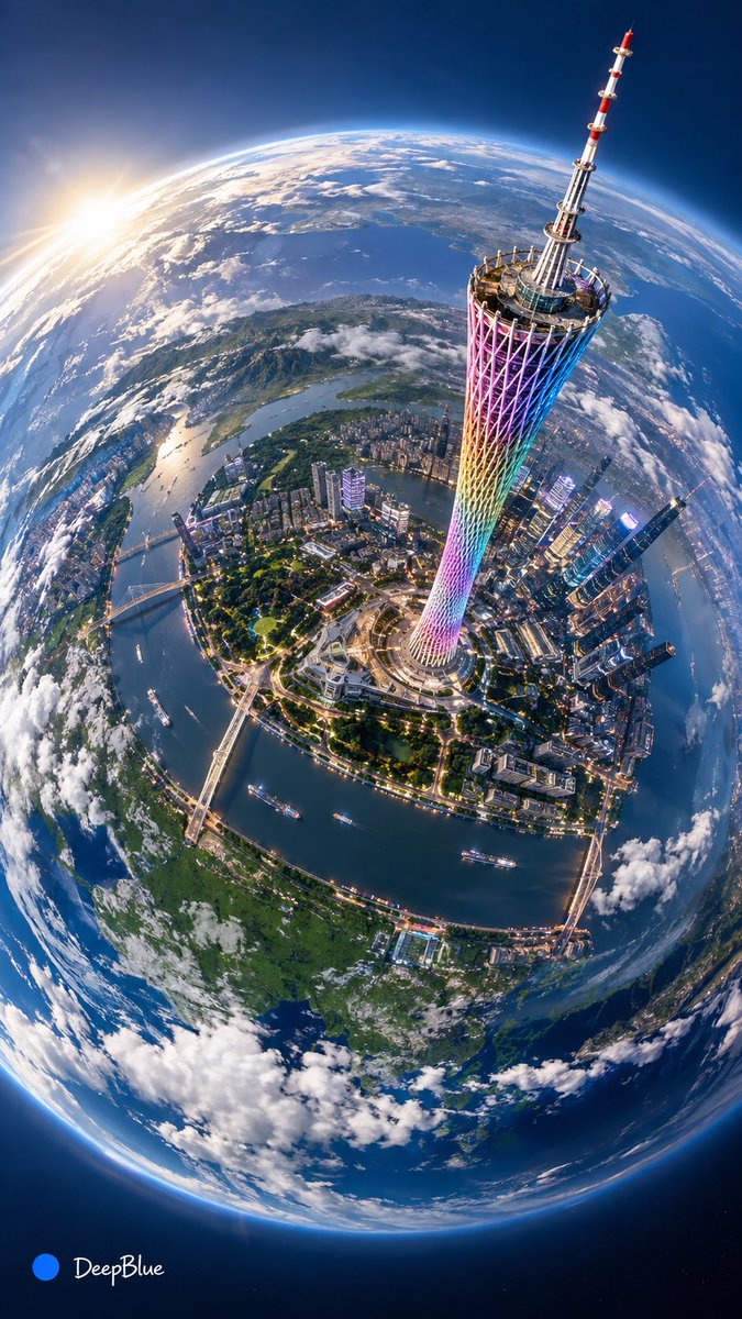 微缩星球 360°全景 × 唯一真实地球实景环绕 × 行星尺度放大真实【城市地标】 https://t.co/AK7vKvYxDG