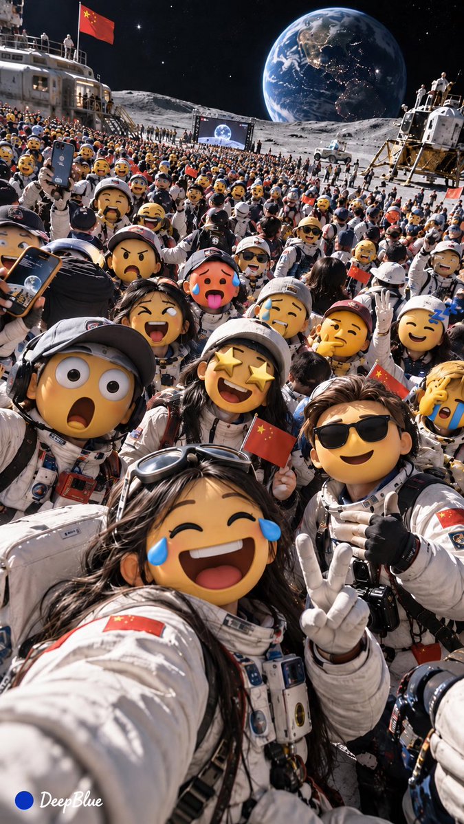 国庆黄金周 × 【地点】 × 😆😂😱😵‍💫🥵😩😎🤩😴🤪🥳😤🤔😭😮‍💨 × 超高密度立体 Emoji 式人脸人海 × iPhone抓拍 说明： 国庆黄金周真实现场，超高密度人潮，前…