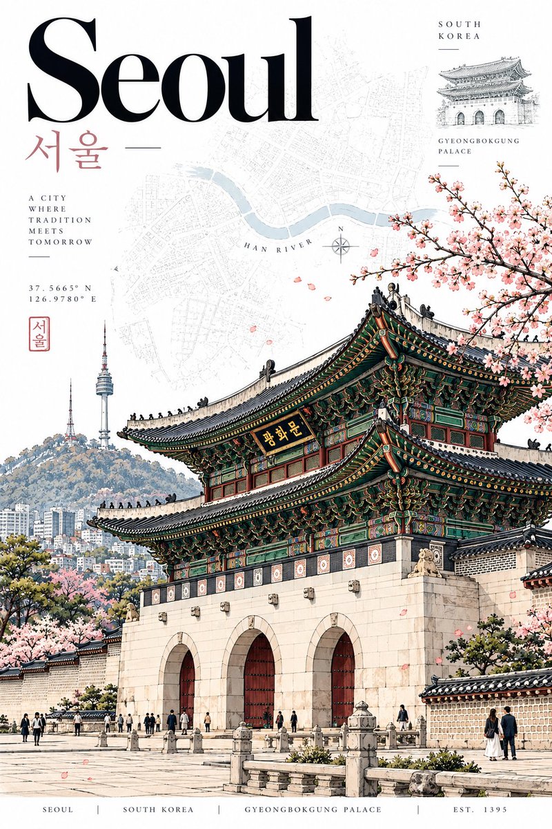 目的地：[城市 / 目的地] 国家：[国家] 为 [目的地]，[国家] 创建一张精致的竖版 2:3 高端建筑主题旅行明信片。 核心风格 采用高端当代建筑主题旅…