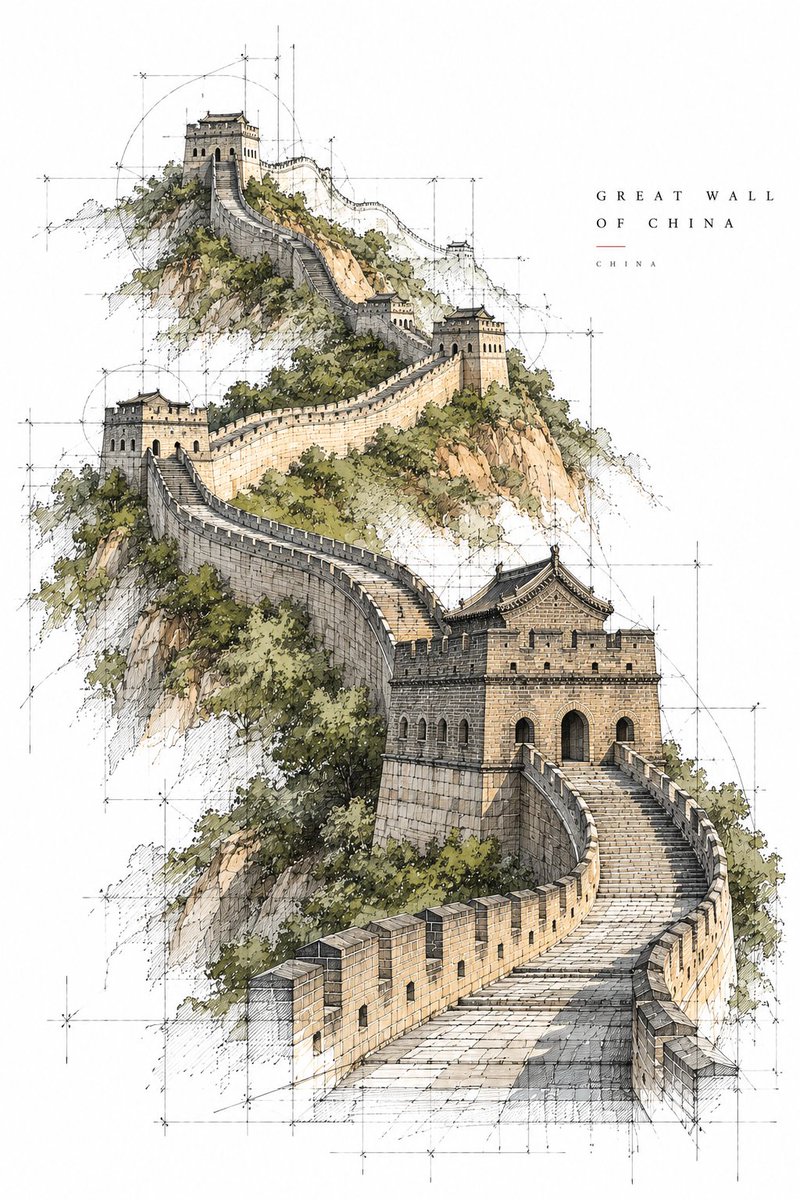 为 [COUNTRY / CITY / LOCATION / LANDMARK] 创作一幅高端 2:3 竖版建筑海报。 纯文生图 —— 完全根据 [COUNTRY / CITY…