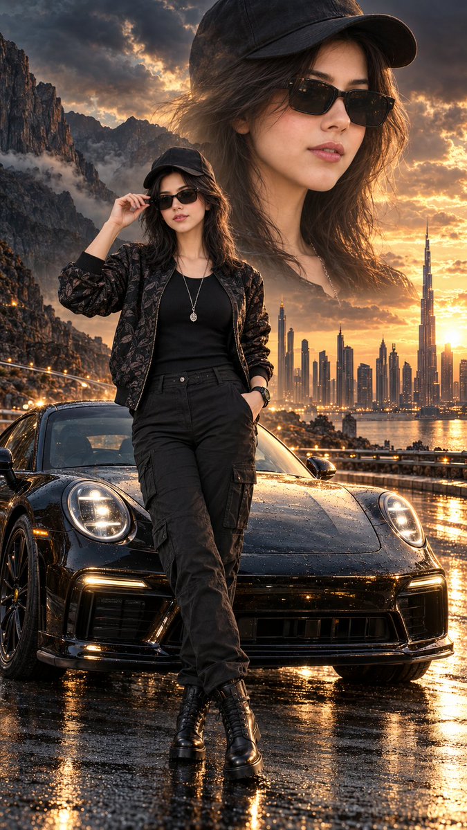 超写实 IMAX 级 Netflix 风格电影感奢华双重曝光时尚人像,9:16 竖版。以上传的图片作为主要视觉参考,精确保留面部特征、比例和标志性细节。画面中…