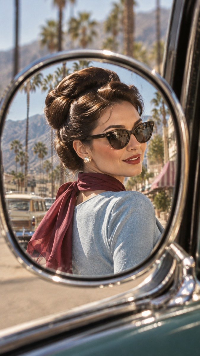 { "aspect_ratio": "9:16", "style": "hyperrealistic 1960s vintage editorial phot…