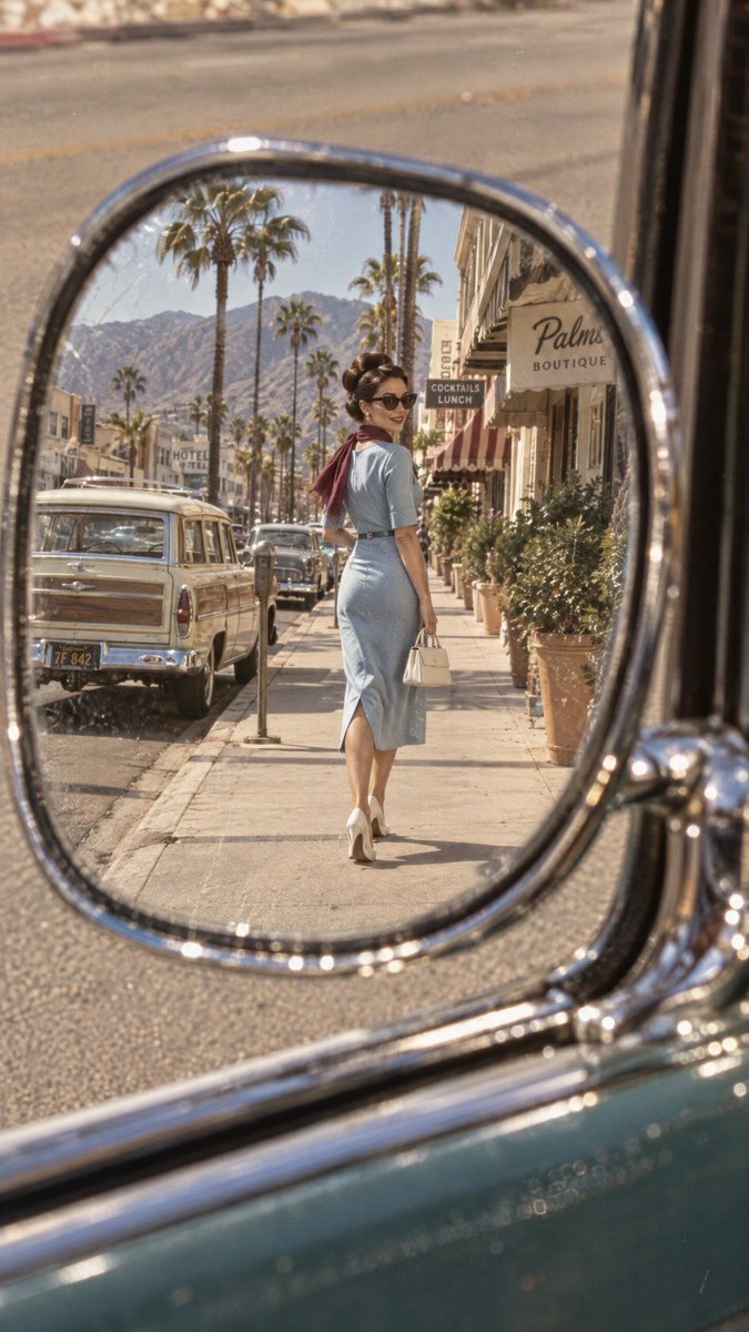 { "aspect_ratio": "9:16", "style": "hyperrealistic 1960s vintage editorial photography"…