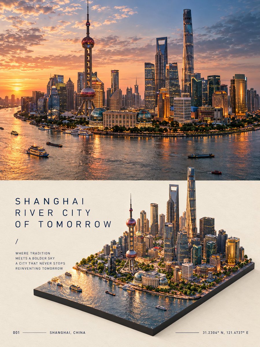 为[国家 / 城市 / 地点 / 主题]创建一张高品质 3:4 竖版编辑级旅行海报。 仅文生图 —— 仅根据[国家 / 城市 / 地点 / 主题]独自创造性地…