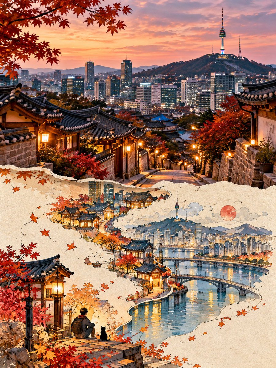 为 [COUNTRY / CITY / LOCATION / SUBJECT] 创作一幅高品质的 3:4 竖版“第二世界”(SECOND WORLD) 概念超…